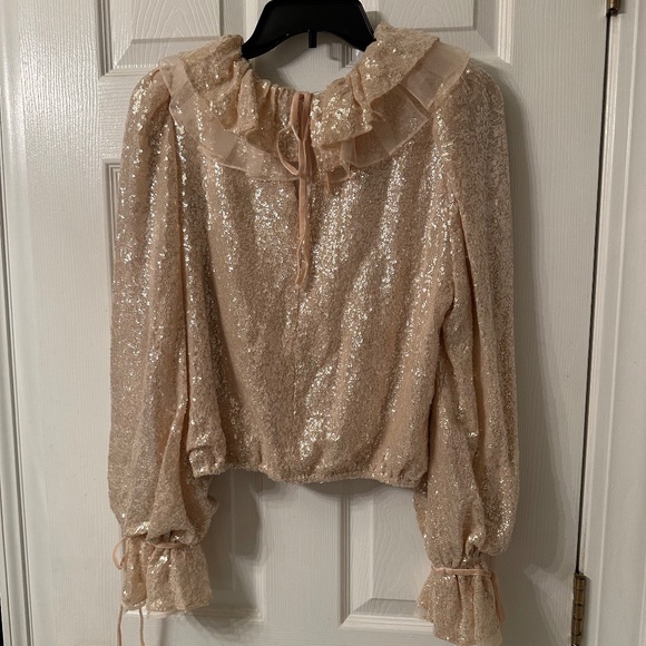 Antonio Melani Sequin Top Size Medium - Picture 4 of 6
